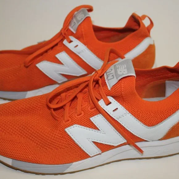 New Balance Rev Lite 247 Orange White Mesh Sneakers Shoes SAMPLE Men Size 10.5 ? - Picture 3 of 12